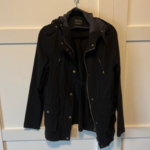 Eden Society light hooded jacket Women’s Size Medium, Black